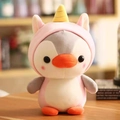 Penguin Transforming Pink Unicorn / 10cm Keychain