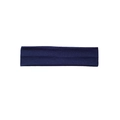 Navy blue high elasticity sports headband with soft knitted texture for yoga - Navy Blue