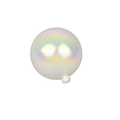 Iridescent white pearl cake topper bead with metallic ring for baking decoration - Iridescent White Style (A13 Iridescent White 5cm)