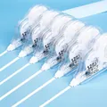 Set di 6 nastri correttori trasparenti da 72m su sfondo blu a strisce - Semplice Trasparente / Confezione da 6 / 72m