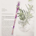 Minimalist purple marble acetate hair stick with elegant spiral twist design - Purple Smudge Marble (19#)