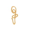 Clip per il naso a spirale in rame dorato senza foro per donna dallo stile minimalista - Stile Avvolgente Intrecciato Dorato (X409)