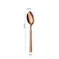 Roman column style rose gold stainless steel dinner spoon with 20.3cm length and 61g weight - Dinner Spoon / Rose Gold