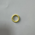 2.5cm yellow round spring clip gate ring connector for DIY phone chain and accessories - Light Yellow