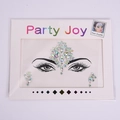 Iridescent rhinestone face jewels stickers in retail packaging for festive makeup - HF-92