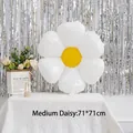 Ballon en forme de marguerite de taille moyenne 71x71cm pour décoration de fête - Fleur de Marguerite Moyenne / 71*71cm (50 Pièces/Paquet)