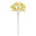 Artificial baby's breath bouquet in yellow for elegant wedding and home decoration - AHB1754 Series / Yellow