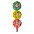 Three cartoon flower correction tapes in purple yellow and pink with cute chick designs - Bulk Packaging / New Flower Item