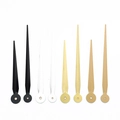 Universal quartz clock needle set with aluminum hour and minute hands in four metallic colors - Gold