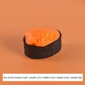 Modèle réaliste de sushi d'oursin Gunkan avec détails soignés, dimensions 5,2x3,5x4,5 cm - Sushi Gunkan à l'Oursin