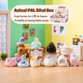 Animal PAL wood grain texture resin blind box with colorful crystal stones desk decor - 1244-4 Animal Pai Crystal 2.0 Set (9 Pieces) / Random One