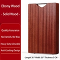 Solid ebony wood cutting board, unpainted and wax-free, size 38x26x3 cm with handle - Joined Wood 38*26*3cm