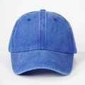 Berretto da baseball in cotone lavato blu reale con design classico a sei pannelli - Taglia unica / Blu Reale