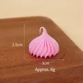 Pink miniature resin swirl cream dollhouse accessory, size 2.5x3cm weight 6g - Pagoda Candy-Pink