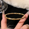 【13】gold Bamboo Bracelet