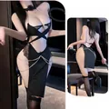 Egyptische Catwoman Jurk Set (1289) / Zwart