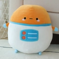 Simpatico cuscino di peluche astronauta patata in arancione e bianco - Stile Robot Astronauta (Cuscino di Patate) / 40x35cm