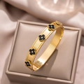 190 Gold And Black Bracelet