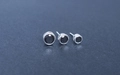 925 silver stud earrings with black round zircon in three sizes for men and women - 5mm / Silver Plated Black Zirconia