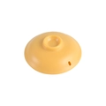Coperchio per pentola in miniatura in ABS giallo per casa delle bambole con finitura liscia - Coperchio per pentola