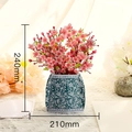 3D pop-up cherry blossom greeting card with pink flowers and porcelain pattern vase - Blue and White Porcelain - Hidden Fragrance / 24x21cm