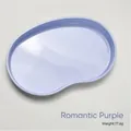 Romantisches lila bohnenförmiges Edelstahltablett mit glänzender Oberfläche 77,6g - Nierenschale - Romantisches Lila