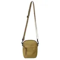 Minimalist khaki nylon crossbody bag with adjustable strap for sports and casual use - Khaki