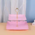 2-Tier Square Pink Gold