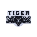 Perla in silicone Tiger Mom per accessori da dentizione per neonati in nero e bianco - Mamma Tigre