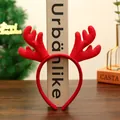 Serre-tête bois de renne rouge festif pour les fêtes de Noël et déguisements - Cornes de Renne Rouges