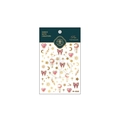 Adesivi per nail art con cuori rosa e motivi luna e stelle dorate modello M-050 - Oro Colorato (M-050-Oro Colorato)