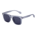 Gafas de sol cat-eye polarizadas con montura gris mate y cristales oscuros - Gris Arena Transparente Dorado