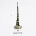 16cm Bronze Burj Khalifa alloy model with rhinestones, architectural souvenir ornament - Burj Khalifa