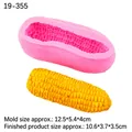 3D corn shaped silicone mold for mousse cakes and chocolate making in pink finish - Medium Corn-Pink