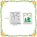 Christmas angel lantern silicone mold for DIY resin casting with star and tree patterns - Wind Lantern Angel Wall-C