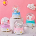Blue and pink Cinnamoroll crystal balls with resin base and lovely character figures - 2345 Dog Galaxy