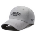 Berretto da baseball grigio scuro ad asciugatura rapida con ricamo COLLECT per sole - Regolabile / Grigio chiaro