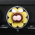 Funny bumblebee butt car air vent clip diffuser in bright yellow silicone finish - Bee Bottom (2450A)