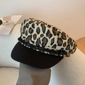 M (56-58cm) / Khaki Metal Buckle Octagonal Hat