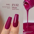 Vernis à ongles végétal F132 couleur prune avec finitions brillante et mate - F132 Prune