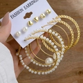 Glossy Heart Artificial Pearl Set (Z17)