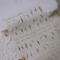 Autocollants à ongles tulipes jaunes mignons avec fini mat et motifs floraux MN-247 - Tulipe Jaune (MN-247)