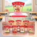 Capybara collectible figurines set with academic blessing banners and colorful bases - Top Performer Capy - Whole Box 6pcs