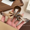 Elegant large gradient brown bow hair claw clip made of premium acetate for women - 1pc Gradient Coffee Bow 13cm