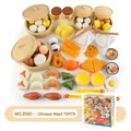 72-delige Chinese ontbijt speelgoedset met dim sum en stoommand in kleurdoos - 72-delige Chinese Ontbijtset (20A1)