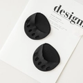 Almohadillas negras de cinco dedos en tejido de punto transpirable para tacones altos - Talla única / Negro