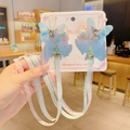 Handmade light blue and pink gradient butterfly hair clips with pearl tassels for girls - Best Seller / Bining Blue Butterfly Style (X424)