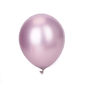10-inch metallic rose gold latex balloon with polished finish for festive events - Standard Type / Metallic Barbie Pink