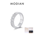 S925 sterling silver moissanite band ring with gear texture and GRA certificate - US Size 5 / Silver