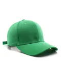 Classic grass green cotton baseball cap with curved brim and adjustable strap B10 - Grass Green